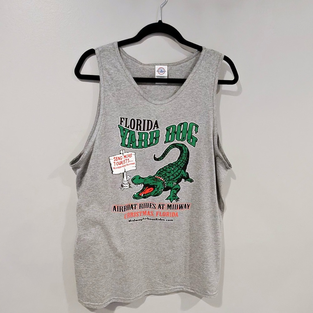 Gray Florida Yard Dog Tank Top